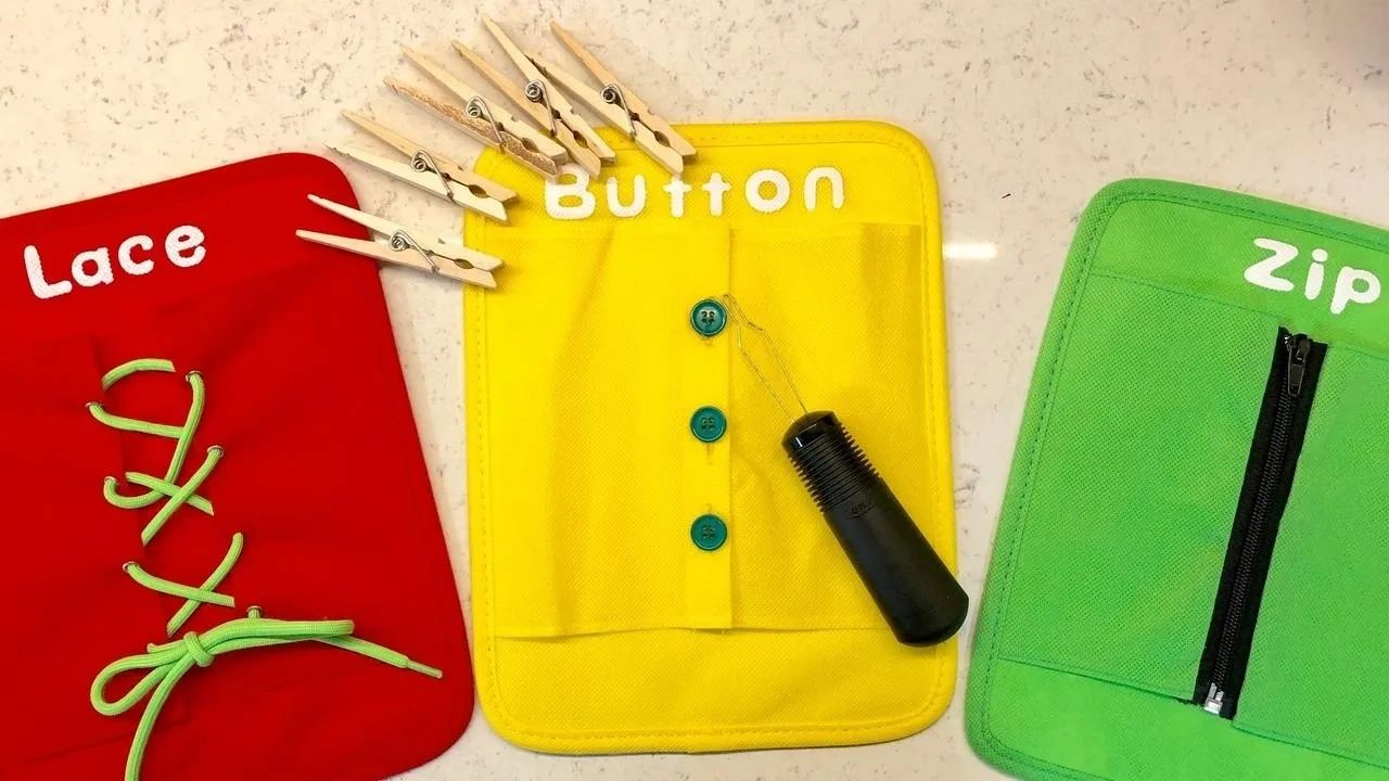 Dressing Boards to Improve Fine Motor Skills